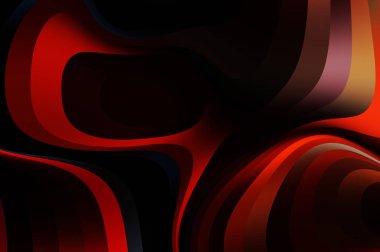 sıvı soyut arkaplan ve renkli gradyan. Modern hareketin 2d illüstrasyonu.