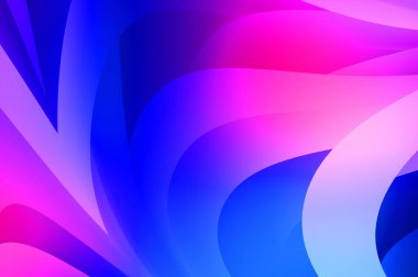 Renkli gradyan ile soyut arkaplan. Çizgili çizgili canlı duvar kâğıdı. Modern hareketin akışkan 2d çizimi.