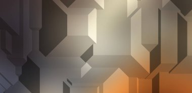 Çokgen arka plan. Geometrik tasarımlı renkli duvar kağıtları. Dijital 3d illüstrasyon.