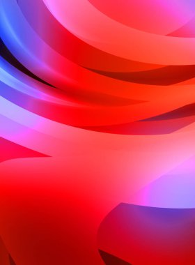 Renkli gradyan ile soyut arkaplan. Çizgili çizgili canlı duvar kâğıdı. Modern hareketin akışkan 2d çizimi.