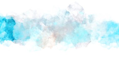 Suluboya arka planda lekeler ve lekelerle boyanmış. Fırça darbesi ile boyanmış. 2d Görüntü.