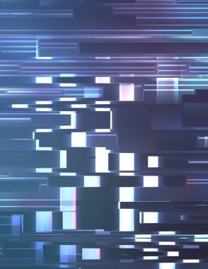 Geometrik çok renkli kesişen çizgiler. Dijital teknolojinin grafiksel çizimi. Soyut arkaplan. 