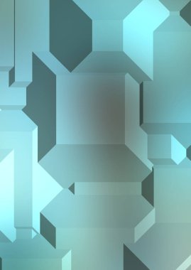 Çokgen arka plan. Geometrik tasarımlı renkli duvar kağıtları. Dijital 3d illüstrasyon.