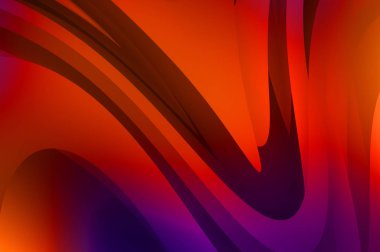 Renkli gradyan ile soyut arkaplan. Çizgili çizgili canlı duvar kâğıdı. Modern hareketin akışkan 2d çizimi.