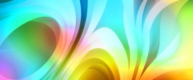 Renkli gradyan ile soyut arkaplan. Çizgili çizgili canlı duvar kâğıdı. Modern hareketin akışkan 2d çizimi.