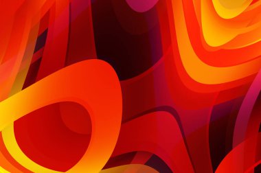 sıvı soyut arkaplan ve renkli gradyan. Modern hareketin 2d illüstrasyonu.