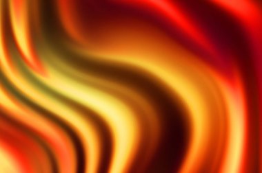 Kavisli çizgileri olan soyut bir arkaplan. Soyut ve gradyan renkte renkli çizimler. Çizgili desenli canlı dalga deseni.