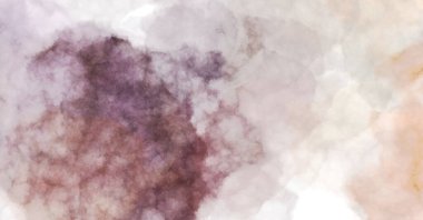 Suluboya arka planda lekeler ve lekelerle boyanmış. Fırça darbesi ile boyanmış. 2d Görüntü.