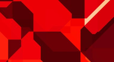 Renkli ve canlı geometrik şekiller katmanları var. Bir teknoloji planının dijital illüstrasyonu. Gelecekçi tasarım şablonu.