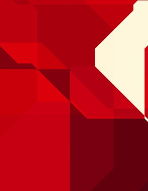 Renkli ve canlı geometrik şekiller katmanları var. Bir teknoloji planının dijital illüstrasyonu. Gelecekçi tasarım şablonu.