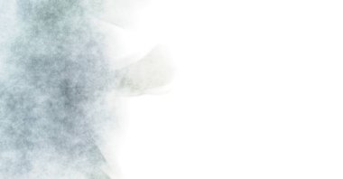 Beyaz arkaplanda soyut renkli suluboya. Dijital resim.