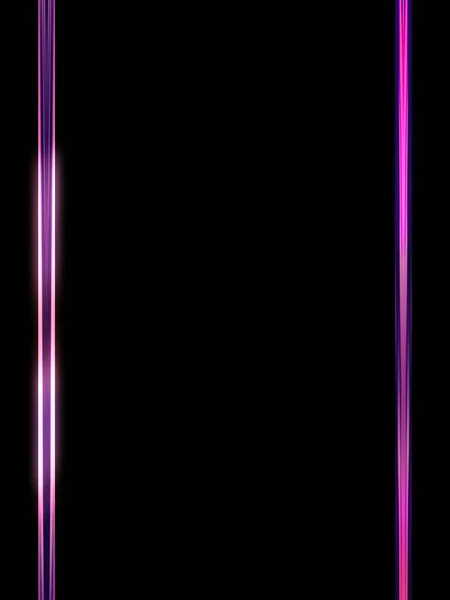 Glow Frame Background Neon Glowing Geometric Template Isolated Black Background — Stock Photo, Image