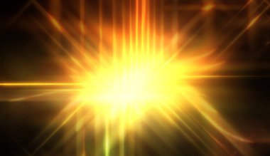 Işıl ışıl parlayan bir ışık. Enerjik enerji arka planı. Işığın ışınları ruhani bir ışıltıyla. Güzel duvar kağıdı.