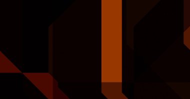 Renkli ve canlı geometrik şekiller katmanları var. Bir teknoloji planının dijital illüstrasyonu. Gelecekçi tasarım şablonu.