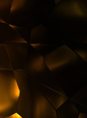 Soyut arkaplan. Lüks Metal Paneller Geometrik Desen. Cazibe Moda Arkaplanı. 3 boyutlu illüstrasyon. Yansıtıcı ve parlak, lüks duvar kağıdı. Parlak, renkli ve canlı doku duvarı.