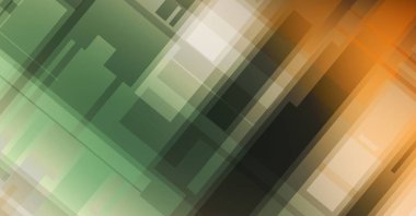 Çapraz katmanlı geometrik desen. Fütüristik bir geçmişi var. Renkli geometrik şablon.