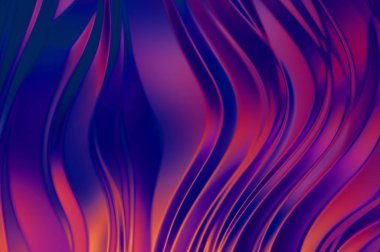 Soyut arkaplan. Renkli dalgalı tasarım duvar kâğıdı. Grafik illüstrasyon.