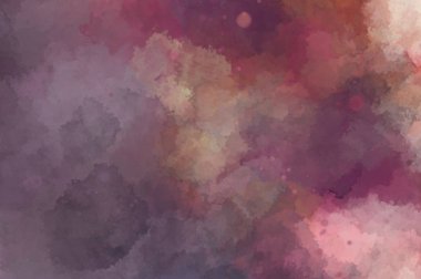 Suluboya arka planda lekeler ve lekelerle boyanmış. Fırça darbesi ile boyanmış. 2d Görüntü.