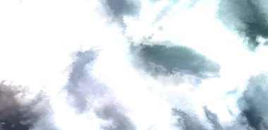 Beyaz arkaplanda soyut renkli suluboya. Dijital resim.