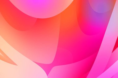 Renkli gradyan ile soyut arkaplan. Çizgili çizgili canlı duvar kâğıdı. Modern hareketin akışkan 2d çizimi.