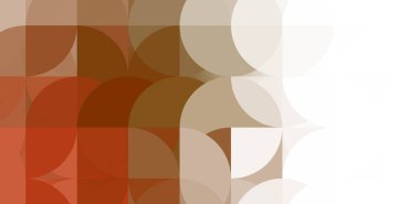 Dairesel şekillerin katmanları renkli ve canlı bir tasarım yaratıyor. Dairelerin sayısal çizimi. Gelecekçi tasarım şablonu.