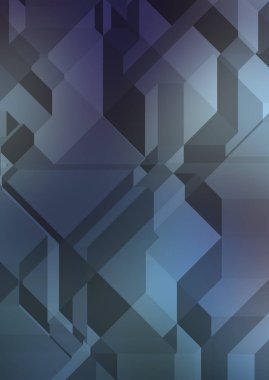 Çokgen arka plan. Geometrik tasarımlı renkli duvar kağıtları. Dijital 3d illüstrasyon.