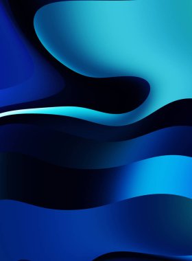 sıvı soyut arkaplan ve renkli gradyan. Modern hareketin 2d illüstrasyonu.