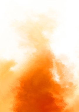 Beyaz arkaplanda soyut renkli suluboya. Dijital resim.