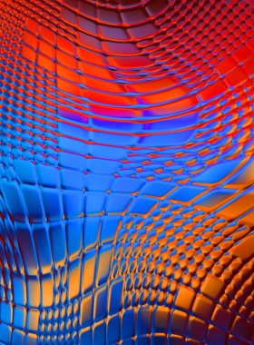 Soyut arkaplan. Renkli dalgalı tasarım duvar kağıdı. yaratıcı grafik 2D çizim. Dinamik şekilli modaya uygun sıvı örtüsü.