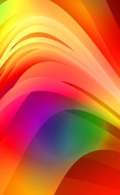 Renkli gradyan ile soyut arkaplan. Çizgili çizgili canlı duvar kâğıdı. Modern hareketin akışkan 2d çizimi.