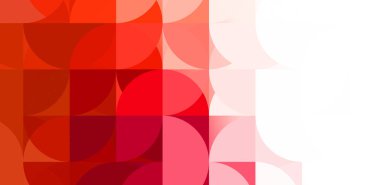 Dairesel şekillerin katmanları renkli ve canlı bir tasarım yaratıyor. Dairelerin sayısal çizimi. Gelecekçi tasarım şablonu.