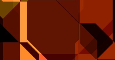 Renkli ve canlı geometrik şekiller katmanları var. Bir teknoloji planının dijital illüstrasyonu. Gelecekçi tasarım şablonu.