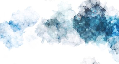 Suluboya arka planda lekeler ve lekelerle boyanmış. Fırça darbesi ile boyanmış. 2d Görüntü.