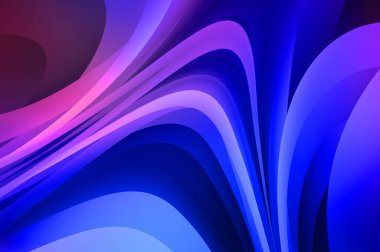 Renkli gradyan ile soyut arkaplan. Çizgili çizgili canlı duvar kâğıdı. Modern hareketin akışkan 2d çizimi.