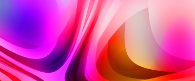 Renkli gradyan ile soyut arkaplan. Çizgili çizgili canlı duvar kâğıdı. Modern hareketin akışkan 2d çizimi.