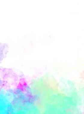 Suluboya arka planda lekeler ve lekelerle boyanmış. Fırça darbesi ile boyanmış. 2d Görüntü.