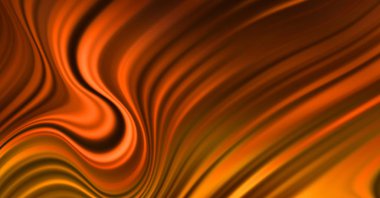 Kavisli çizgileri olan soyut bir arkaplan. Soyut ve gradyan renkte renkli çizimler. Çizgili desenli canlı dalga deseni.