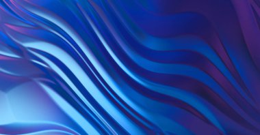 Soyut arkaplan. Renkli dalgalı tasarım duvar kâğıdı. Grafik illüstrasyon.