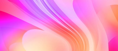 Renkli gradyan ile soyut arkaplan. Çizgili çizgili canlı duvar kâğıdı. Modern hareketin akışkan 2d çizimi.