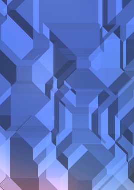 Çokgen arka plan. Geometrik tasarımlı renkli duvar kağıtları. Dijital 3d illüstrasyon.