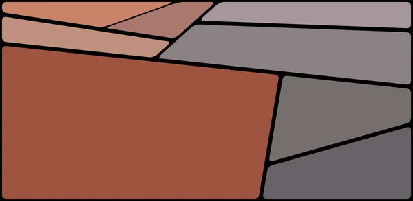 Illustrazione Colorata Con Spazio Nero Modello Geometrico Astratto Sfondo Mosaico — Foto Stock