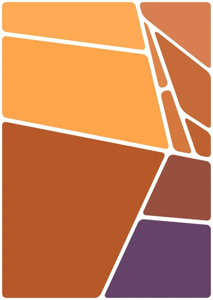 Ilustración Colorida Con Espacio Blanco Patrón Geométrico Abstracto Fondo Mosaico —  Fotos de Stock