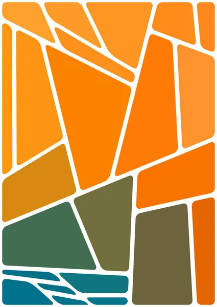 Красочная Иллюстрация Чистым Белым Пространством Абстрактный Геометрический Шаблон Мозаичный Фон — стоковое фото