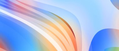 Renkli gradyan ile soyut arkaplan. Çizgili çizgili canlı duvar kâğıdı. Modern hareketin akışkan 2d çizimi.