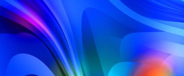 Renkli gradyan ile soyut arkaplan. Çizgili çizgili canlı duvar kâğıdı. Modern hareketin akışkan 2d çizimi.