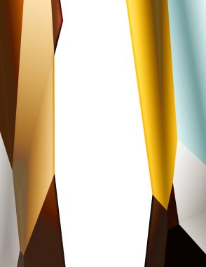 Soyut arkaplan. Üçgen 3d illüstrasyon çokgen sanat modeli tarzı. Geleceğin grafik geometrik tasarımı. Geometri dokusu fütürist dekorasyon. Moda ve canlı modern şablon