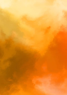 Beyaz arkaplanda soyut renkli suluboya. Dijital resim.