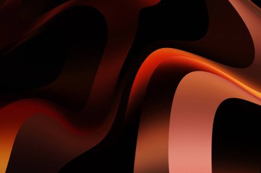 sıvı soyut arkaplan ve renkli gradyan. Modern hareketin 2d illüstrasyonu.