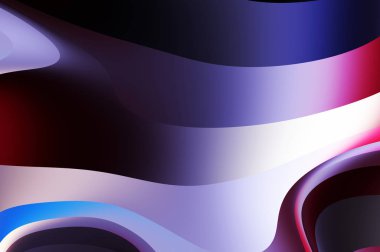 sıvı soyut arkaplan ve renkli gradyan. Modern hareketin 2d illüstrasyonu.