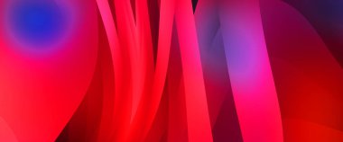 Renkli gradyan ile soyut arkaplan. Çizgili çizgili canlı duvar kâğıdı. Modern hareketin akışkan 2d çizimi.